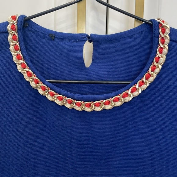 Elisabetta Franchi Colour Block Mini Dress - Picture 4 of 14